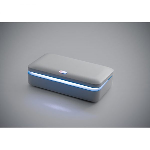 BACTOUT. UV sterilizer case with wireless charger Fast (10W)