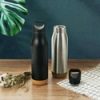 CREIL - Giftology Insulated Water Bottle with Cork Base - Steel