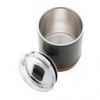 GOUDA - Hans Larsen Vacuum Mug With Cork Base - Black