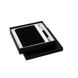 LOTIK - Giftology Set of Passport Holder & Ballpoint Metal Pen