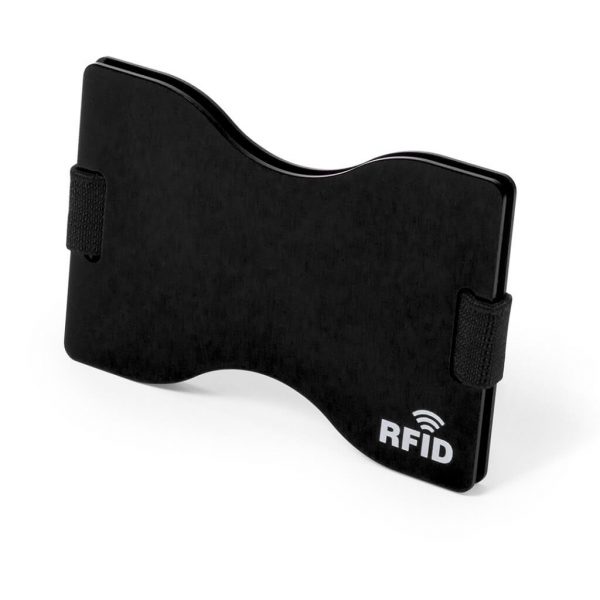 Card Holder With RFID Blocking Technology - Black