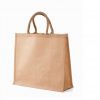 Eco-neutral Jute Shopping Bag - Horizontal - White