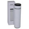 KOVEL - Giftology Double Walled Insulated Flask with Temperature Lid - White