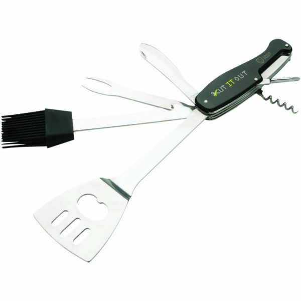 MTSW 810 - Swiss Peak BARBECUE -Barbecue 7-In-1 Tool - Black/Silver