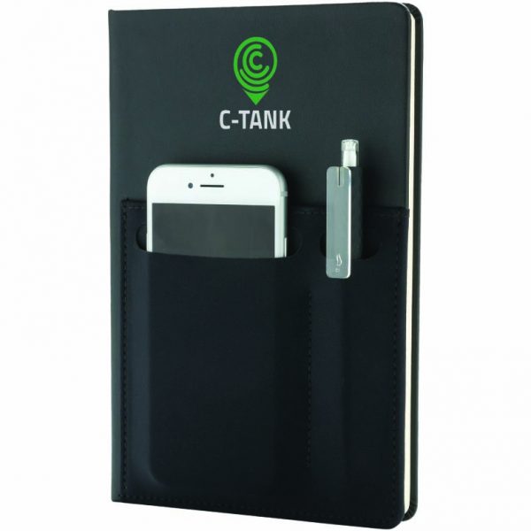 NBXD 810 - XDDESIGN PENZA - A5 Deluxe Notebook with Smart Pockets - Black