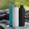 TAUNUS - Soft Touch Insulated Water Bottle - 750ml - Black
