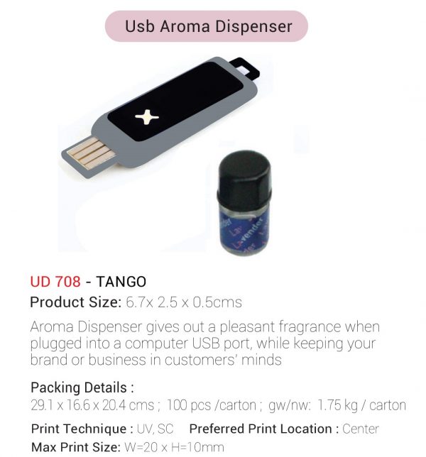 UD 708 - Black Tango Aroma Dispenser black