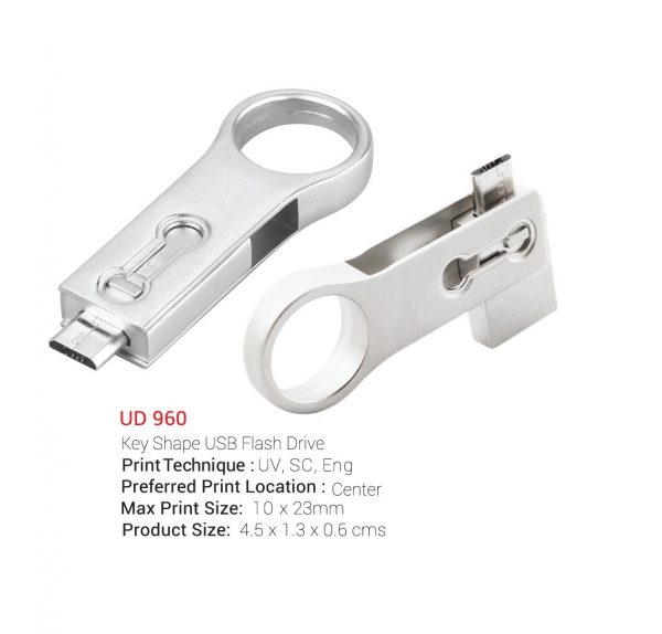 UD 960 - Key Shape USB Flash Drive